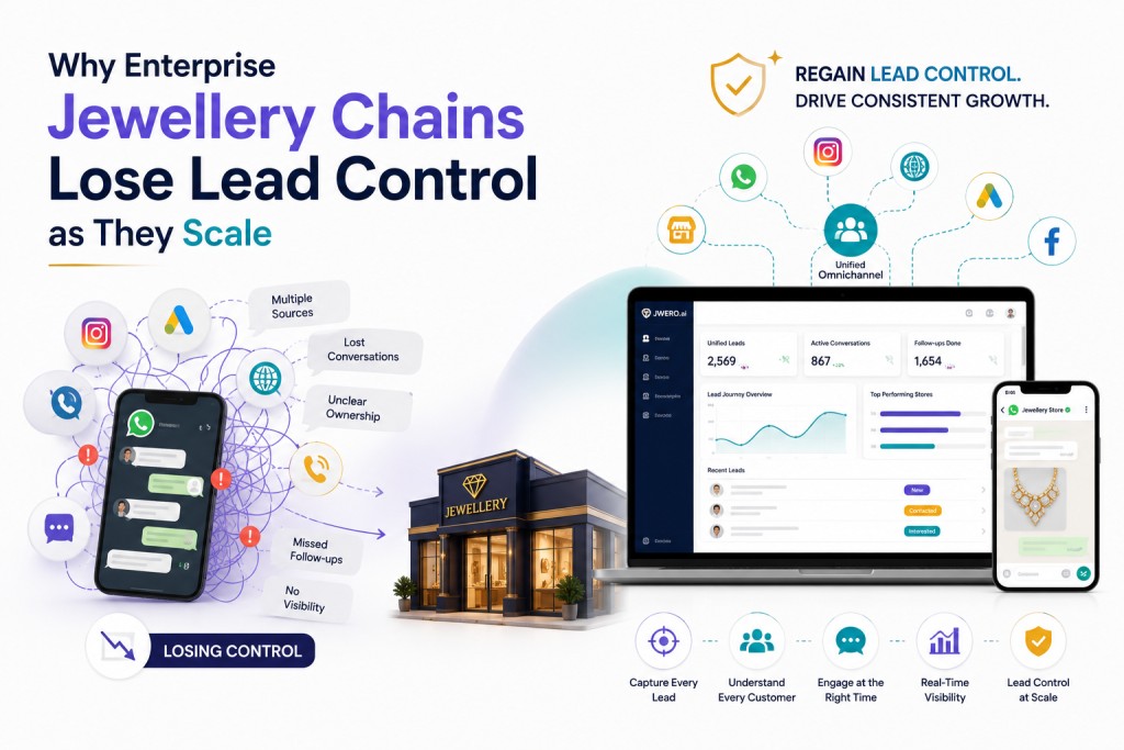 Why Enterprise Jewellery Chains Lose Lead Control as They Scale