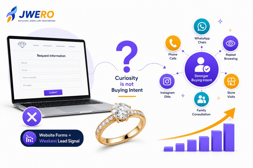 Why Jewellery Website Forms Are the Weakest Lead Signal