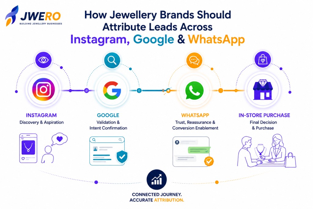 How Jewellery Brands Should Attribute Leads Across Instagram, Google & WhatsApp