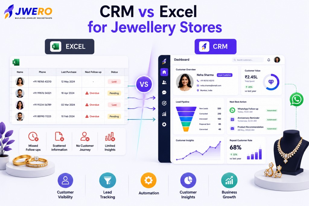 CRM vs Excel for Jewellery Stores