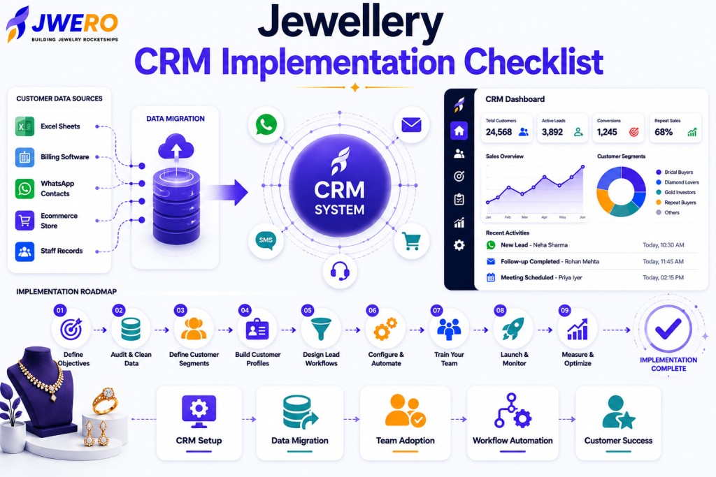 Jewellery CRM Implementation Checklist