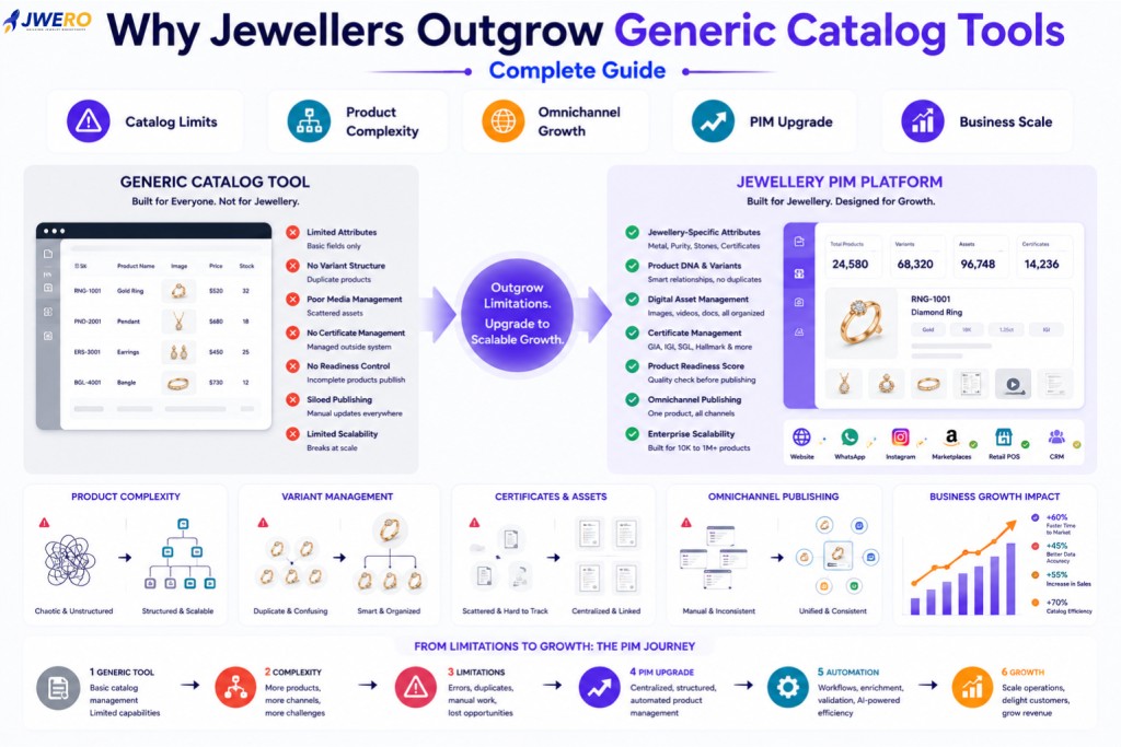 Why Jewellers Outgrow Generic Catalogue Tools